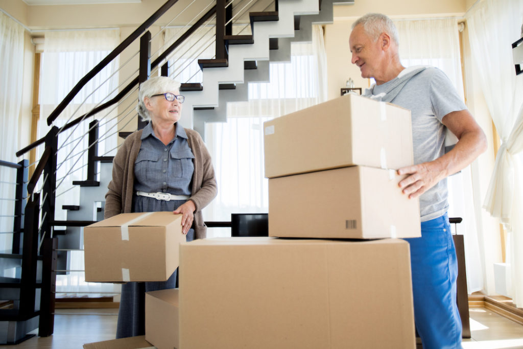 55 plus unpacking after your move