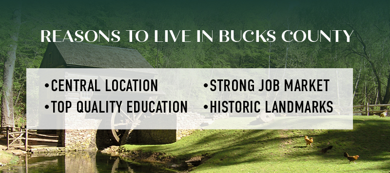 Reasons to live in Bucks County, PA