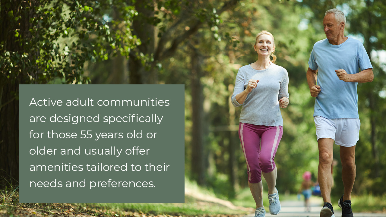 What are active adult communities